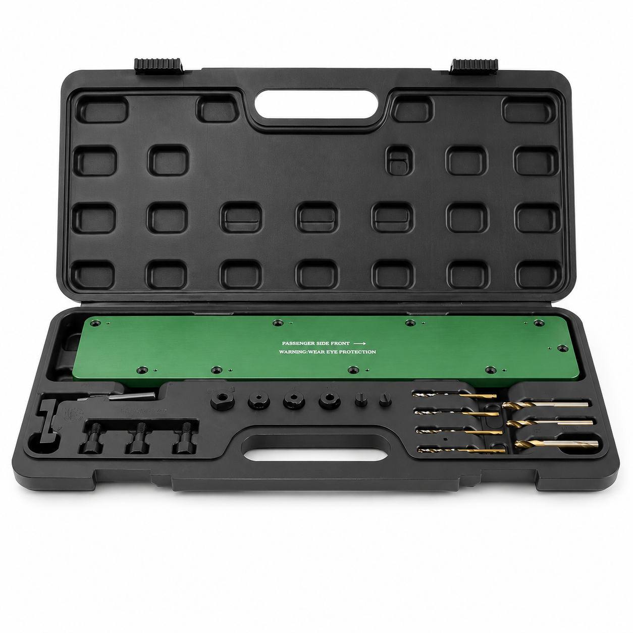 5.7L HEMI Exhaust Manifold Broken Bolt Extractor Tool Kit – Drill Template Repair Set