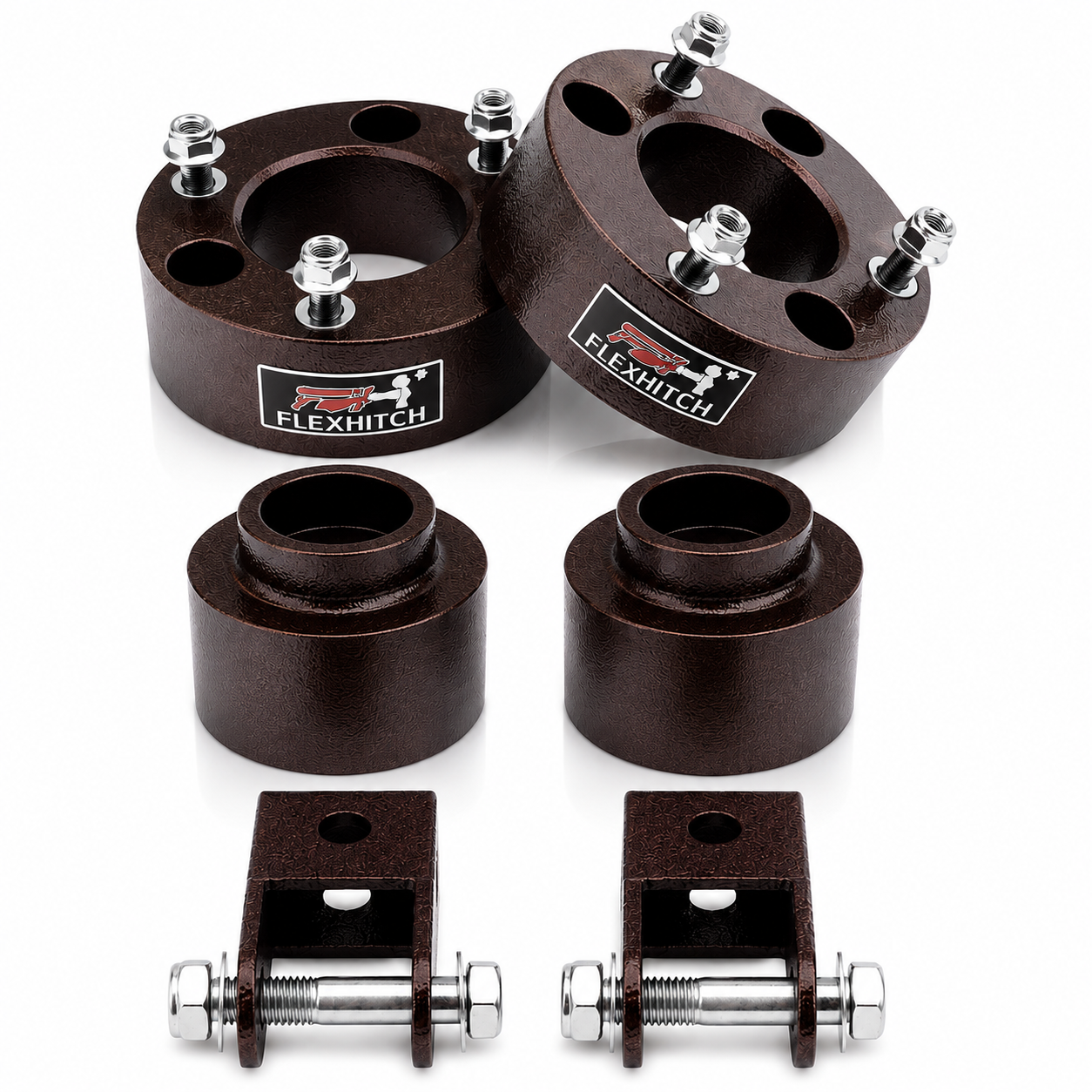 2.5" Front + 1.5" Rear Leveling Lift Kit for 2009–2018 Ram 1500 4WD – Aluminum Spacer Suspension Kit
