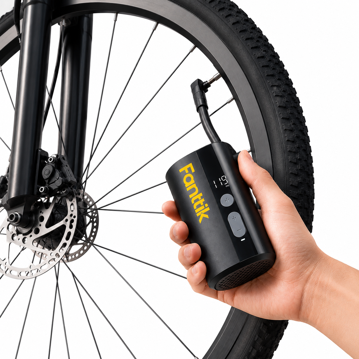 Fanttik X9 Ace Mini Bike Tire Pump 150PSI Portable Electric Air Pump USB Rechargeable