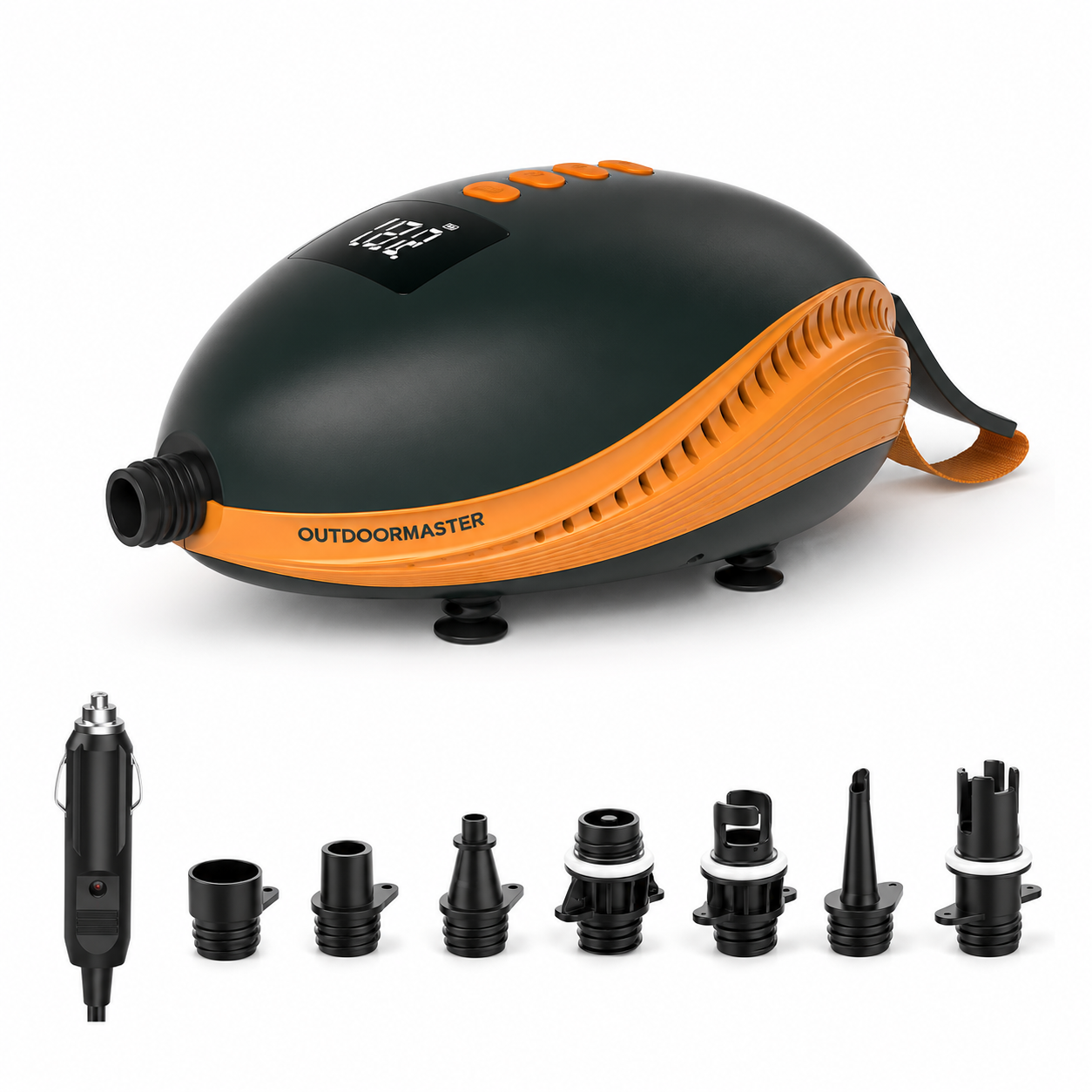 OutdoorMaster 20PSI SUP Air Pump – High Pressure Electric Inflator with Auto-Off for Paddle Boards & Boats