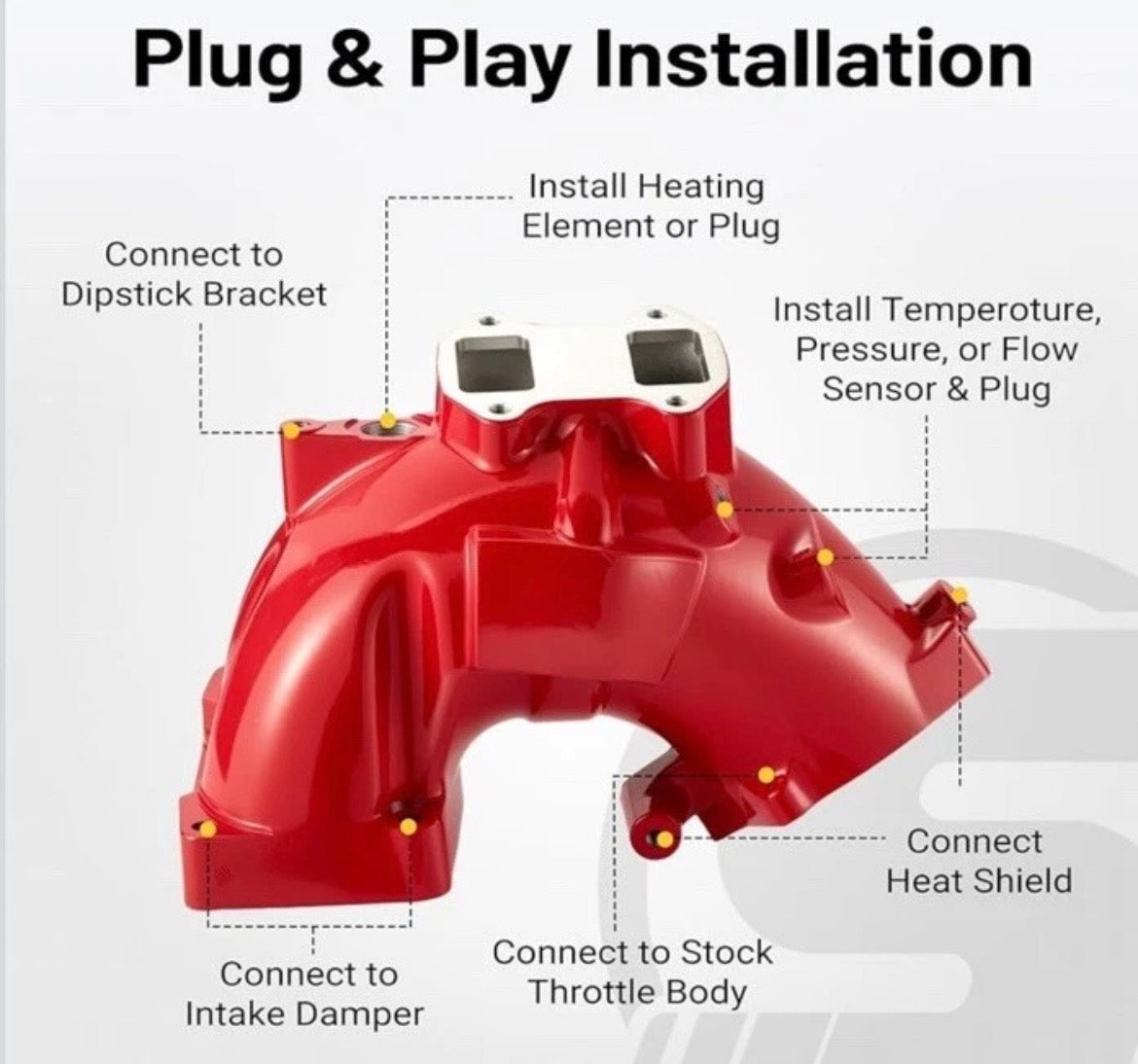 6.7L Cummins Intake Manifold Kit for Dodge Ram 2500/3500 2013-2018