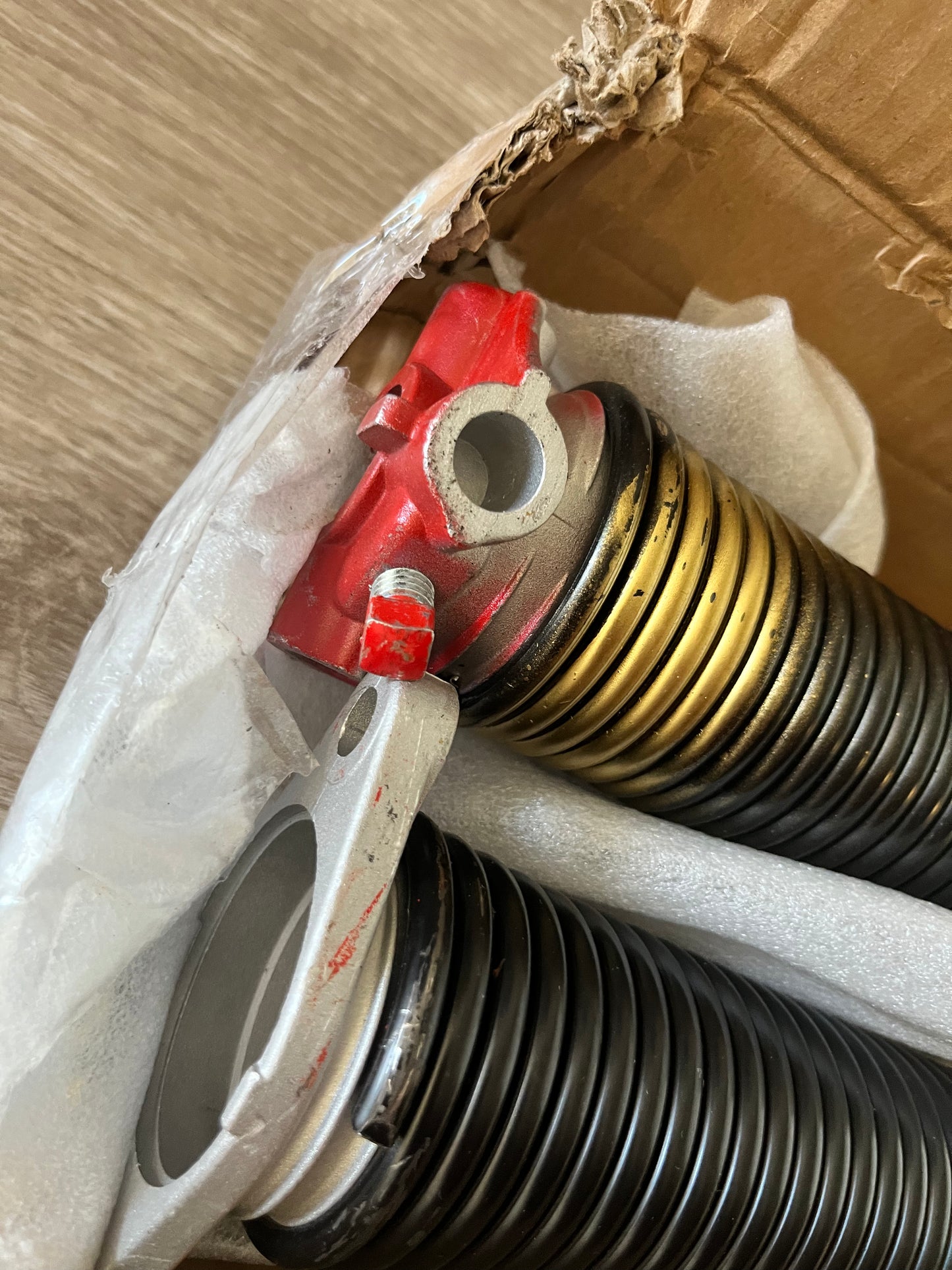 2" Garage Door Torsion Springs Set with Winding Bars & Gloves – 0.250 x 2" x 33" Heavy Duty Replacement Kit