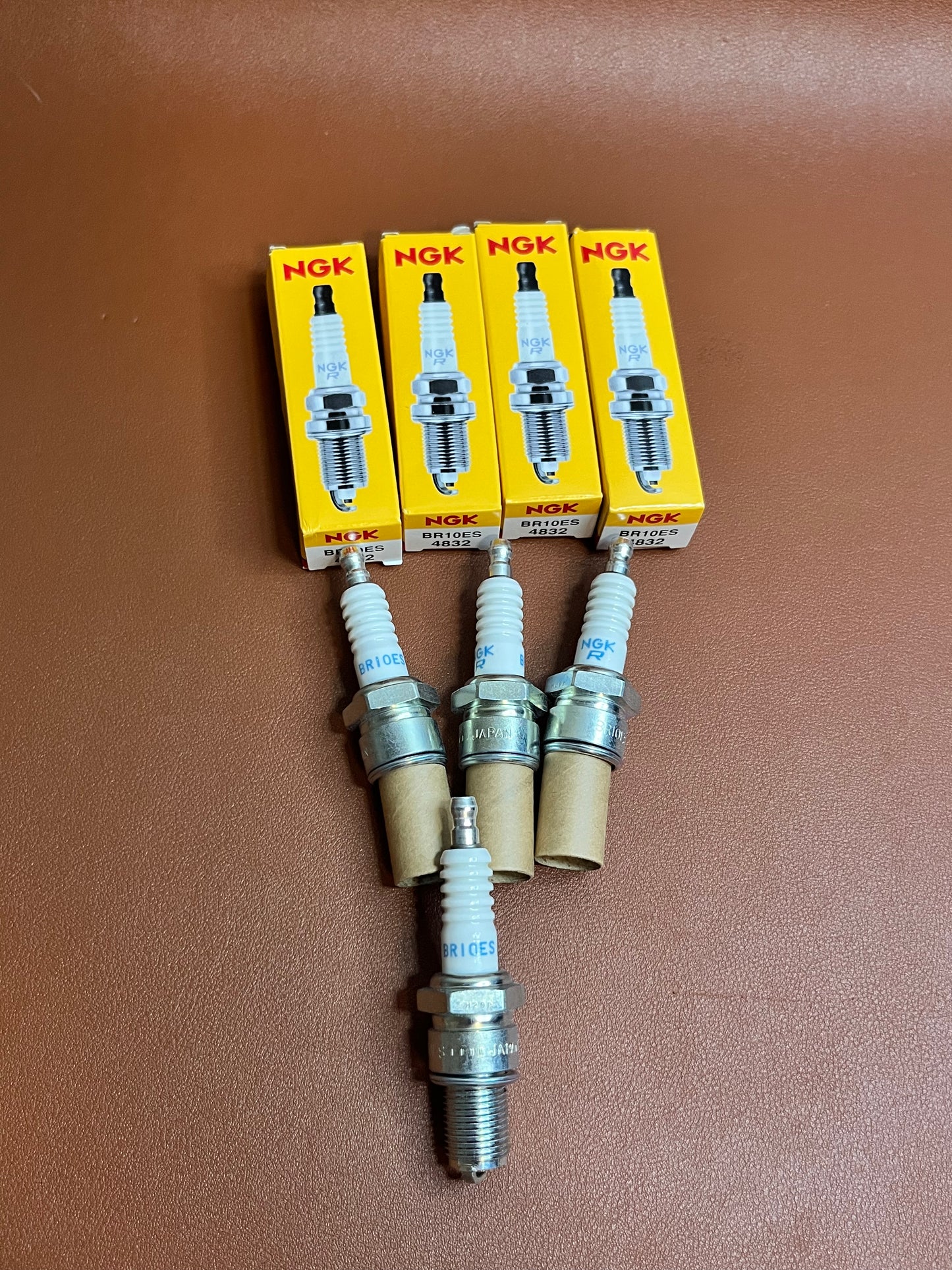 NGK BR10ES Spark Plugs 4832 – Performance Motorcycle & Powersports Spark Plug Set of 4